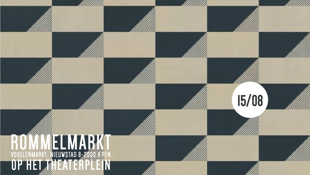15/08 ROMMELMARKT OP HET THEATERPLEIN
