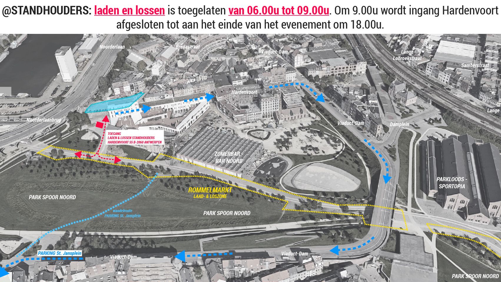 LADEN & LOSSEN >>> 06/08 Rommelmarkt in Park Spoor Noord /standhouders