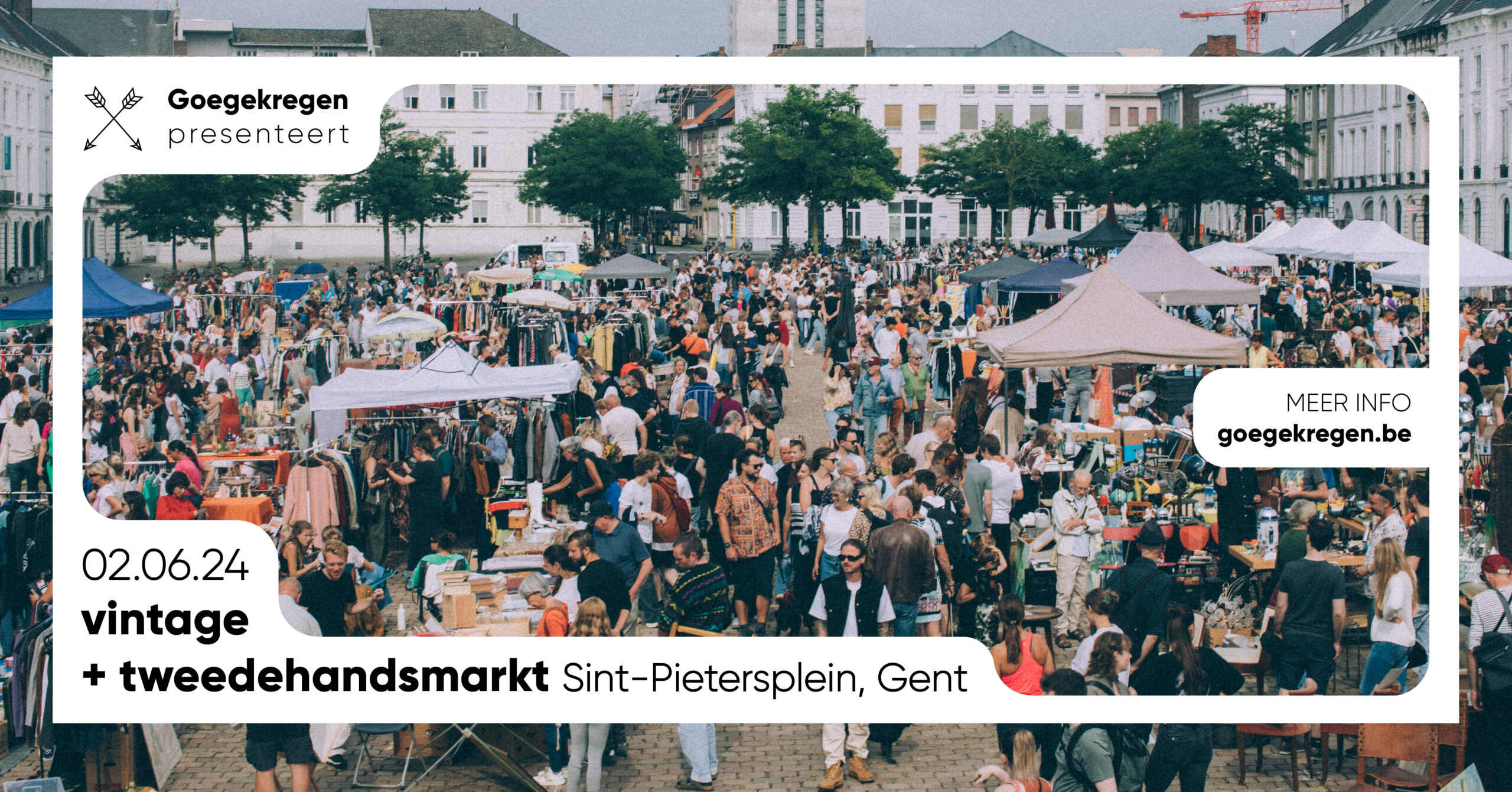 02.06 Vintage + tweedehandsmarkt op het Sint-Pietersplein